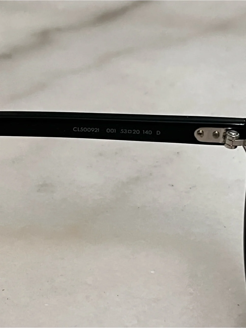 Celine Black Round Acetate Glasses - Women's Classic Frame